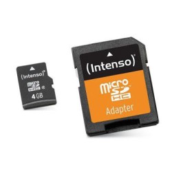 Intenso 3413450 4GB Clase 10 Micro SD Intenso 3413450 4GB Clase 10 Micro SD