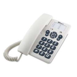 Teléfono Fijo SPC 3602 3 memorias Blanco