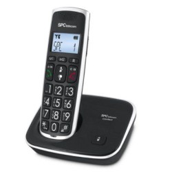 Teléfono Fijo SPC 7608N AG20 ID LCD ECO Negro