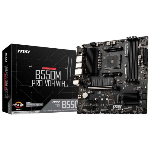 Placa Base MSI B550M PRO-VDH WIFI Socket AM4 Placa Base MSI B550M PRO-VDH WIFI Socket AM4