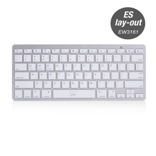 Teclado Ewent EW3161 Para iOS Android Blanco