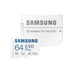 Samsung EVO Plus 2023 64GB + Adaptador SD Samsung EVO Plus 2023 64GB + Adaptador SD