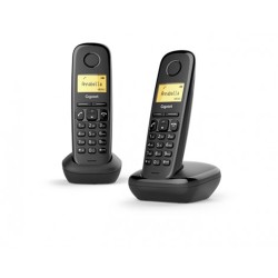 Teléfono Fijo Gigaset A170 DECT Duo Negro