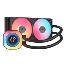 Corsair iCUE LINK TITAN RGB 240 RX LCD Negro