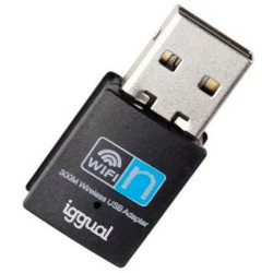 Adaptador WiFi USB iggual 300Mbps Mono 2.4GHz Adaptador WiFi USB iggual 300Mbps Mono 2.4GHz