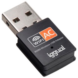 Adaptador WiFi USB iggual 600Mbps Dual 2.4G/5G Adaptador WiFi USB iggual 600Mbps Dual 2.4G/5G